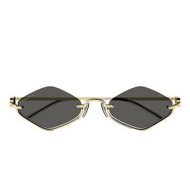 Gucci Okulary Przeciwsłoneczne GG1604S 001 Złoty/Szary Unisex