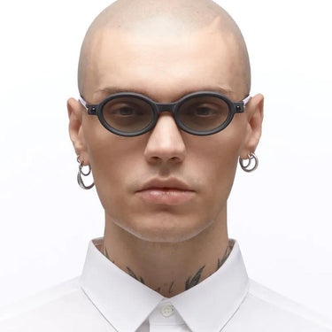 Kuboraum Occhiali da Sole Maske P6 BMH Nero Opaco/Grigio Chiaro Unisex