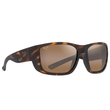 Maui Jim Okulary Przeciwsłoneczne AMBERJACK H896-10 Żółwio-brązowy/Jasnobrązowy Unisex Polaryzowane
