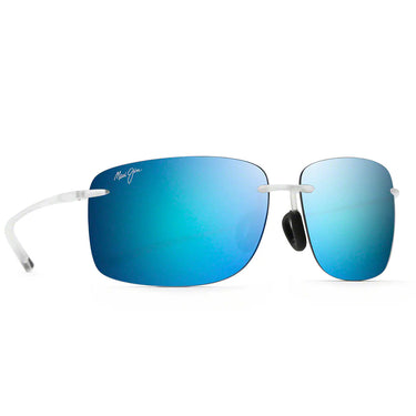 Maui Jim Okulary Przeciwsłoneczne HEMA B443-05CM Niebieski/Matowy Kryształ Unisex Polaryzowane