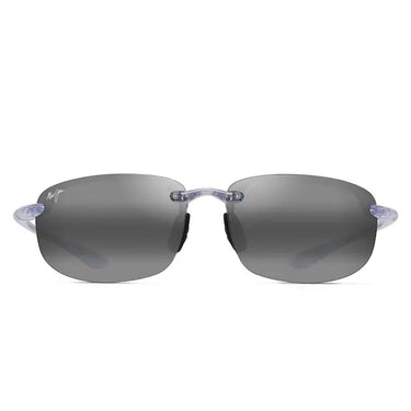 Maui Jim Okulary Przeciwsłoneczne HO'OKIPA MJ0407S 005 Kryształowy Błyszczący/Szary Unisex Polaryzowane
