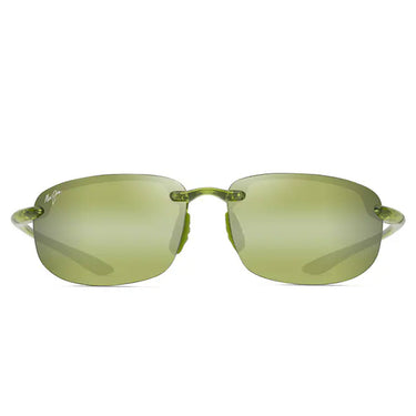 Maui Jim Okulary Przeciwsłoneczne HO'OKIPA MJ0407S 008 Zielony Przezroczysty/Maui HT Unisex Polaryzacyjne