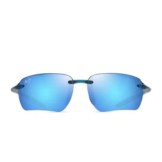 Maui Jim Occhiali da Sole HO'OKIPA ULTRA G AF MJ0337SA 013 Blu Trasparente Blu Hawaii Unisex Polarizzati