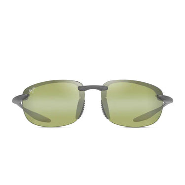 Maui Jim Occhiali da Sole HO'OKIPA ULTRA HTP676-14 MJ0676S 019 Grigio Opaco Verde Ht Fotocromatica Unisex Polarizzati
