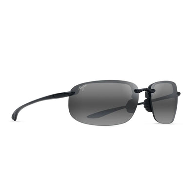 Maui Jim Okulary Przeciwsłoneczne HO'OKIPA XLARGE 456-02 Czarny/Szary Unisex Polaryzacyjne