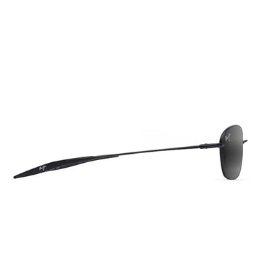 Maui Jim Occhiali da Sole HUIA MJ0372S 001 Nero Opaco Grigio Neutro Unisex Polarizzati 3