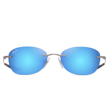 Maui Jim Occhiali da Sole KAILA MJ0373S 002 Rutenio Opaco Blue Hawaii Unisex Polarizzati