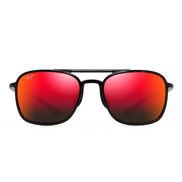 Maui Jim Okulary Przeciwsłoneczne KEOKEA MJ0447S 003 Czarny Piaskowy/Wulkan Hawajski Unisex Polaryzowane