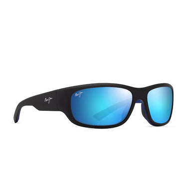 Maui Jim Okulary Przeciwsłoneczne MAUKELE MJ0682S 003 Czarny/Niebieski Lustrowane Unisex Polaryzacyjne 2