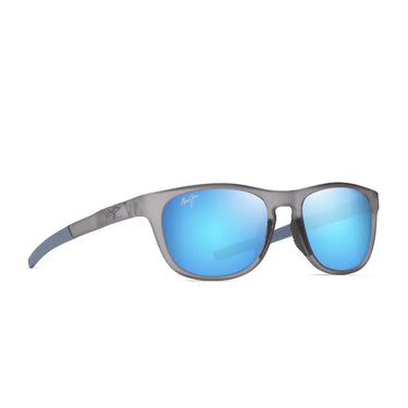 Maui Jim Occhiali da Sole MELEMELE B597-14 MJ0597S 004 Grigio Trasparente Opaco Blu Hawaii Unisex Polarizzati 3