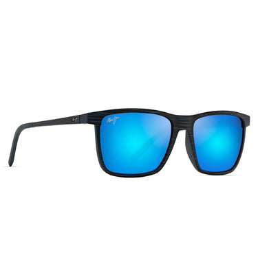 Maui Jim Okulary Przeciwsłoneczne ONE WAY B875-03 Czarny/Niebieski Unisex Polaryzowane