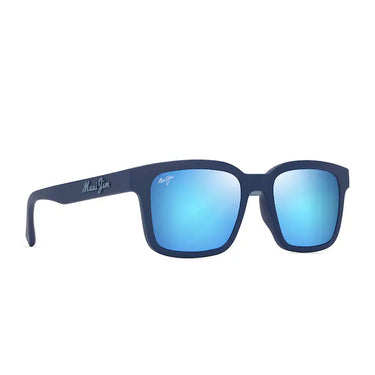 Maui Jim Okulary Przeciwsłoneczne OPIOPIO AF MJ0659SA 003 Niebieski Mat/Niebieski Hawaii Unisex Polaryzowane 2