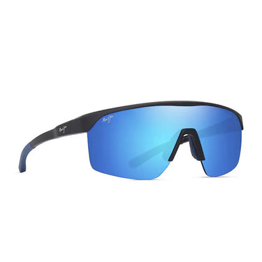 Maui Jim Occhiali da Sole PALUNA B595-02A MJ0595S 003 Nero Opaco Blu Hawaii Unisex Polarizzati 2