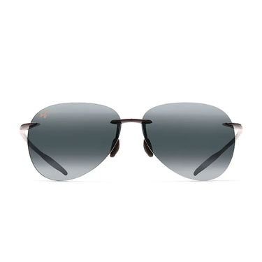 Maui Jim Occhiali da Sole SUGAR BEACH B421-02 MJ0421S 006 Nero Lucido Blu Hawaii Unisex Polarizzati