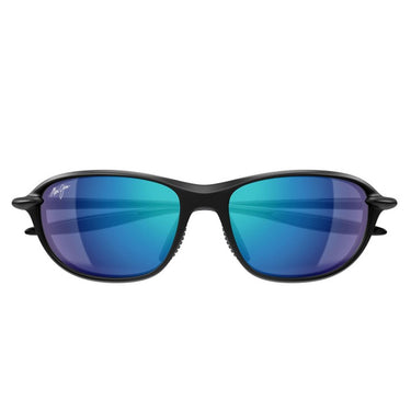 Maui Jim Occhiali da Sole HO'OKIPA ULTRA R B339-02A MJ0339S 002 Nero Opaco/Blu Hawaii Unisex Polarizzati