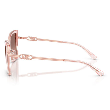 Michael Kors Occhiali da Sole MK1178 310113 Sea Island Rosa Trasparente Grigio Sfumato Donna 3