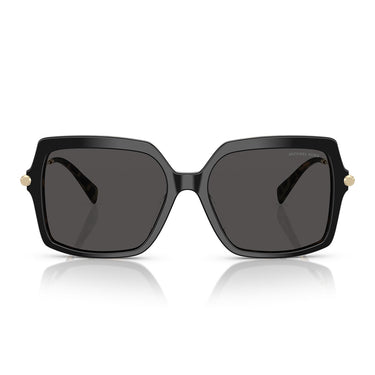 Michael Kors Occhiali da Sole MK2247U 395087 Quogue Nero Ambra Tartarugato Grigio Scuro Donna