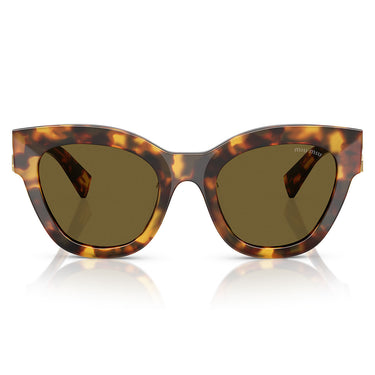 Miu Miu Occhiali da Sole MU01YS 14L09Z Marrone Miele/Marrone Scuro Donna