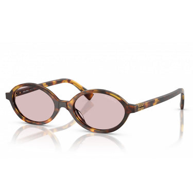 Miu Miu Okulary Przeciwsłoneczne MU04ZS 14L4I0 Brązowy/Jasnoróżowy Damskie 2