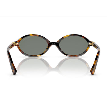 Miu Miu Okulary Przeciwsłoneczne MU04ZS VAU04M Marrone Miele/Verde Specchio Argento Donna 3