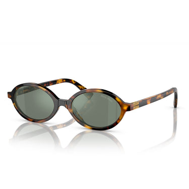 Miu Miu Okulary Przeciwsłoneczne MU04ZS VAU04M Marrone Miele/Verde Specchio Argento Donna 1