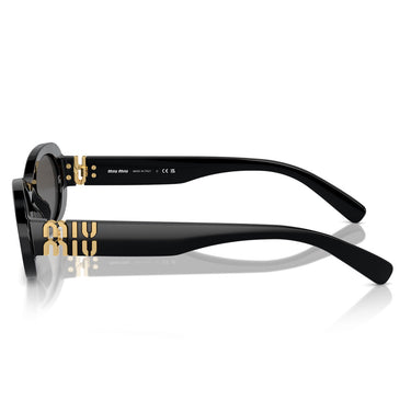 Miu Miu Sunglasses MU06ZS 1AB5S0 Black-Dark Gray Women 2