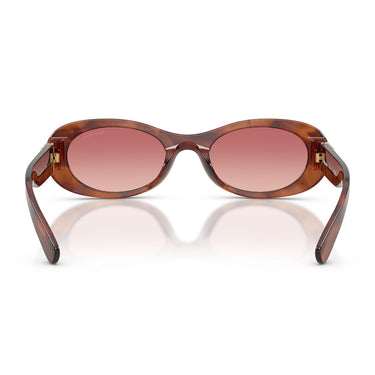 Miu Miu Sonnenbrille MU06ZS 26E50U Tabacco Striato/Etruscan Damen 3