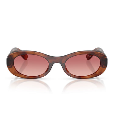 Miu Miu Gafas de Sol MU06ZS 26E50U Tabaco Rayado/Etrusco Mujer