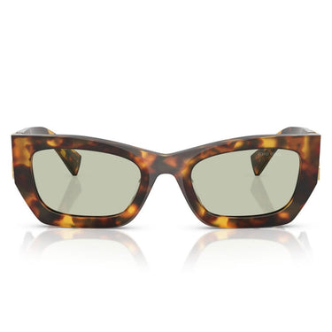 Miu Miu Okulary Przeciwsłoneczne MU09WS 14L50O Brązowy Miód/Zielony Damskie