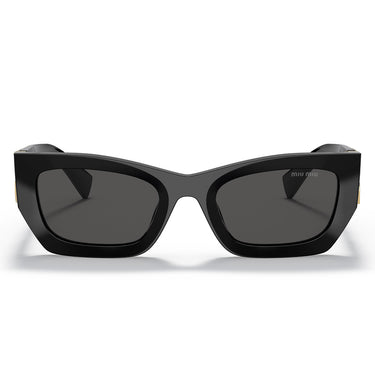 Miu Miu Okulary Przeciwsłoneczne MU09WS 1AB5S0 Czarny-Ciemnoszary Damskie