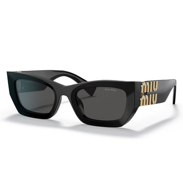 Miu Miu Okulary Przeciwsłoneczne MU09WS 1AB5S0 Czarny-Ciemny Szary Damskie 1