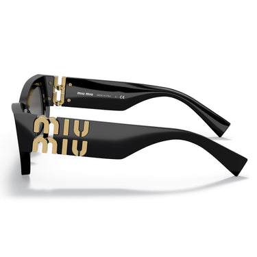 Miu Miu Okulary Przeciwsłoneczne MU09WS 1AB5S0 Czarny-Ciemnoszary Damskie 2