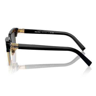 Miu Miu Sonnenbrille MU10ZS 1AB5S0 Schwarz-Grau Damen 2