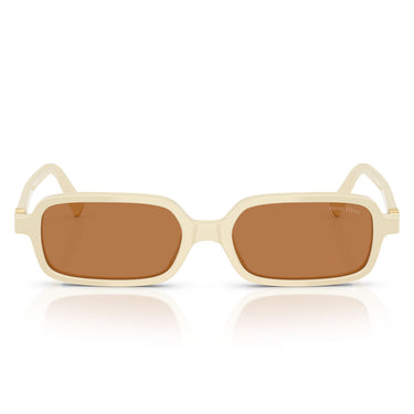 Miu Miu Occhiali da Sole MU11Z 21D90Q Bianco/Marrone Donna