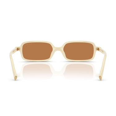 Miu Miu Okulary Przeciwsłoneczne MU11Z 21D90Q Biały/Brązowy Damskie 4