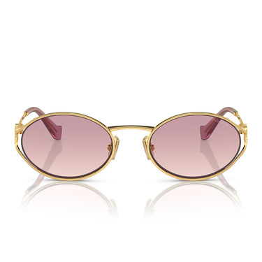 Miu Miu Gafas de Sol MU52Y 5AK06S Oro-Marrón Degradado Mujer