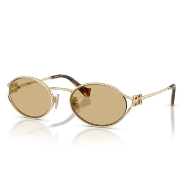Miu Miu Sunglasses MU52Y ZVN10R Gold/Yellow Women 2