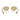Miu Miu Gafas de Sol MU52Y ZVN10R Oro/Amarillo Mujer 4
