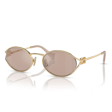 Miu Miu Sunglasses MU52Y ZVN20F Gold/Pink Women
