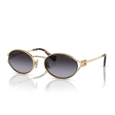 Miu Miu Sunglasses MU52Y ZVN5D1 Gold/Smoky Gray Women 2