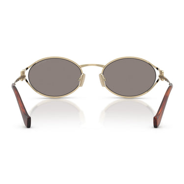 Miu Miu Occhiali da Sole MU52Y ZVN80Q Oro Pallido/Grigio Scuro Donna 4