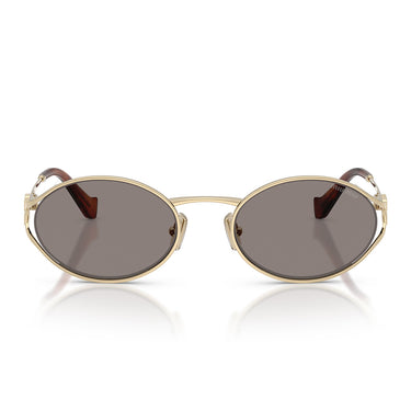 Miu Miu Gafas de Sol MU52Y ZVN80Q Oro Pálido/Gris Oscuro Mujer
