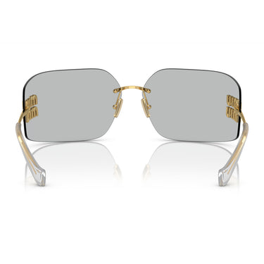 Miu Miu Sunglasses MU54YS 5AK30B Gold-Light Gray Women 3