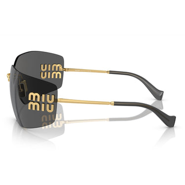 Miu Miu Sunglasses MU54YS 5AK5S0 Gold-Dark Gray Women 2