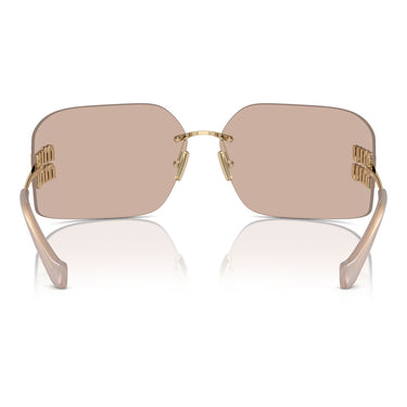 Miu Miu Sunglasses MU54YS ZVN20F Rose-Gold Mirrored Women 3