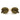 Miu Miu Gafas de Sol MU55ZS 5AK09Z Oro-Marrón Oscuro Mujer 3