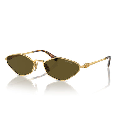Miu Miu Okulary Przeciwsłoneczne MU56ZS 5AK09Z Złoto/Brąz Damskie 1