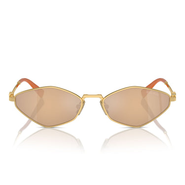 Miu Miu Okulary Przeciwsłoneczne MU56ZS 5AK40D Złoto-Pomarańczowy Gradient Damskie