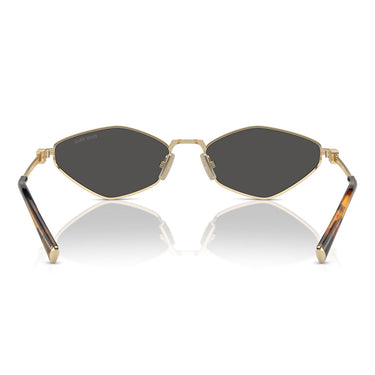 Miu Miu Okulary Przeciwsłoneczne MU56ZS ZVN5S0 Złoto-Szary Gradient Damskie 4