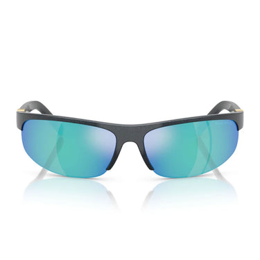 Miu Miu Occhiali da Sole MUA02S 19Y10K Avio Metallizzato/Blu Specchiato Donna